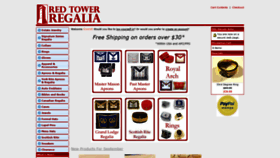 What Redtowerregalia.com website looked like in 2020 (3 years ago)