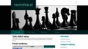 What Razershop.pl website looked like in 2020 (3 years ago)
