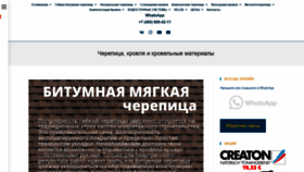 What Roofmaster.ru website looked like in 2020 (3 years ago)