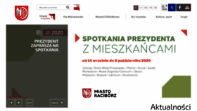 What Raciborz.pl website looked like in 2020 (3 years ago)