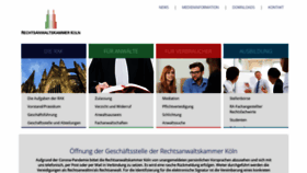 What Rak-koeln.de website looked like in 2020 (3 years ago)
