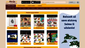 What Raskakcija.lt website looked like in 2020 (3 years ago)