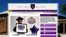What Routtcatholic.com website looked like in 2020 (3 years ago)