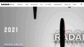 What Radarskis.com website looked like in 2020 (3 years ago)