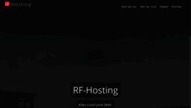 What Rf-hosting.de website looked like in 2020 (3 years ago)