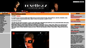What Roxette.cz website looked like in 2020 (3 years ago)