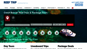 What Reeftrip.com website looked like in 2020 (3 years ago)