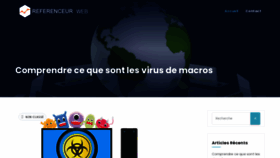 What Referenceur-web.com website looked like in 2020 (5 years ago)