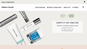 What Rodanandfields.com.au website looked like in 2020 (3 years ago)