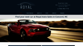 What Royalautosales.com website looked like in 2020 (3 years ago)