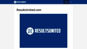 What Resultsunited.com website looked like in 2020 (3 years ago)