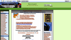 What Reichsamt.info website looked like in 2020 (3 years ago)