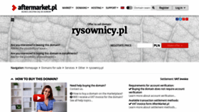 What Rysownicy.pl website looked like in 2020 (3 years ago)