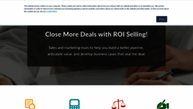 What Roi-selling.com website looked like in 2020 (3 years ago)
