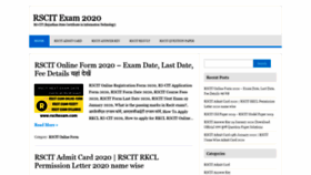 What Rscitexam.com website looked like in 2020 (3 years ago)