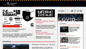 What Rozbrat.org website looked like in 2020 (5 years ago)