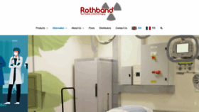 What Rothband.com website looked like in 2020 (3 years ago)