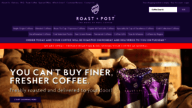 What Roastandpost.com website looked like in 2020 (3 years ago)