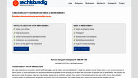 What Rechtskundig.nl website looked like in 2020 (3 years ago)