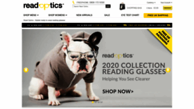 What Readoptics.com website looked like in 2020 (3 years ago)