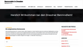 What Rennrodeln-dresden.de website looked like in 2020 (3 years ago)