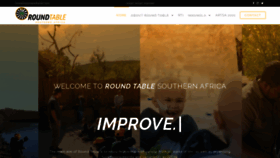 What Roundtable.co.za website looked like in 2020 (3 years ago)