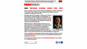 What Reeddesign.co.uk website looked like in 2020 (3 years ago)