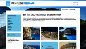 What Residenceroyale.nl website looked like in 2020 (3 years ago)