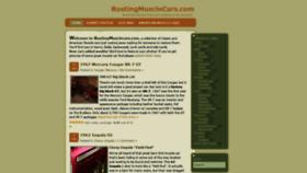 What Rustingmusclecars.com website looked like in 2020 (3 years ago)