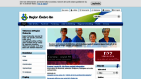 What Regionorebrolan.se website looked like in 2020 (5 years ago)
