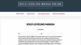 What Read-solo-leveling-manga.com website looked like in 2020 (3 years ago)