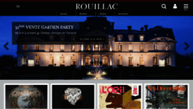 What Rouillac.com website looked like in 2020 (3 years ago)