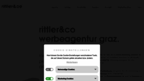 What Rittco.at website looked like in 2020 (3 years ago)