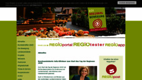 What Regionalbewegung.de website looked like in 2020 (3 years ago)