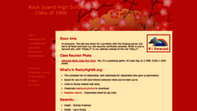 What Rockyhigh66.org website looked like in 2020 (3 years ago)