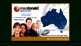 What Realestatetraining.com.au website looked like in 2020 (3 years ago)