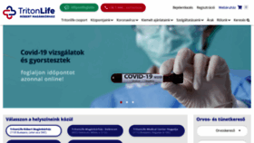 What Robertklinika.hu website looked like in 2020 (3 years ago)