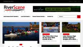 What Riverscenemagazine.com website looked like in 2020 (3 years ago)