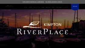 What Riverplacehotel.com website looked like in 2020 (3 years ago)
