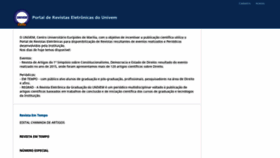 What Revista.univem.edu.br website looked like in 2020 (3 years ago)