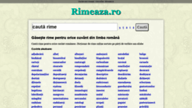 What Rimeaza.ro website looked like in 2020 (3 years ago)