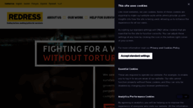 What Redress.org website looked like in 2020 (3 years ago)
