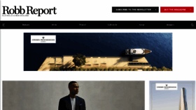 What Robbreport.com.au website looked like in 2020 (3 years ago)