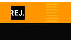 What Rej.cz website looked like in 2020 (3 years ago)
