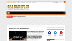 What Rlgameplay.com.br website looked like in 2020 (3 years ago)