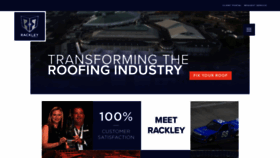 What Rackleyroofing.com website looked like in 2020 (3 years ago)