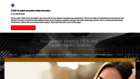 What Raybenitezdds.com website looked like in 2020 (3 years ago)