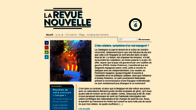 What Revuenouvelle.be website looked like in 2020 (3 years ago)