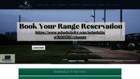 What Riverwalkgc.com website looked like in 2020 (3 years ago)