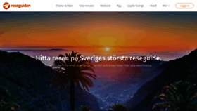 What Reseguiden.se website looked like in 2020 (4 years ago)